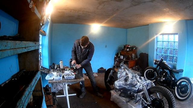 Боббер из К-750. Сборка кастома смотреть онлайн