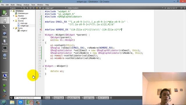 Tutorial Qt Creator - QValidator смотреть онлайн