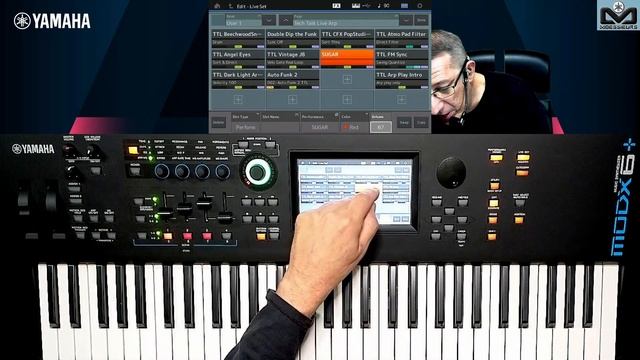 Yamaha MODX+ Basique | Edition et gestion des Live Set (French with subtitles) смотреть онлайн