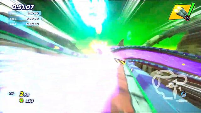 Nickelodeon Kart Racers 3 Slime Speedway Time Trials The Ghost Zone (1:52:83) смотреть онлайн