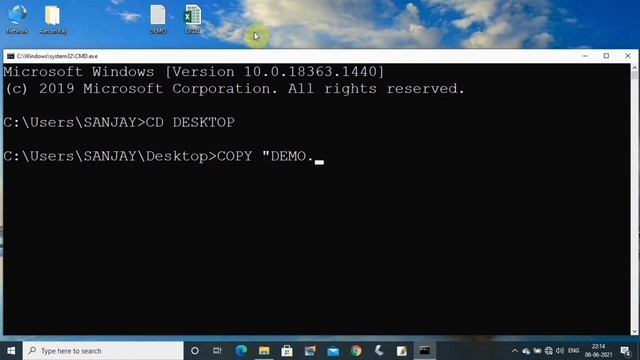 How To Copy Or Move Files Using Command Prompt | कैसे Files को Copy और Move करें Command Prompt से смотреть онлайн