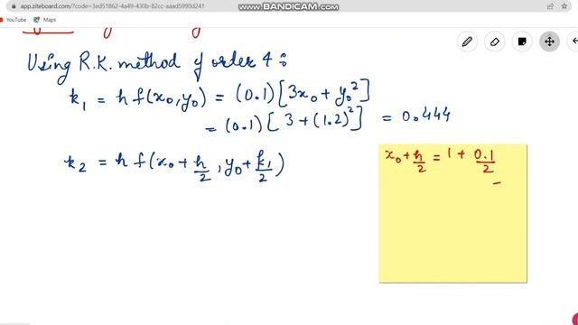 Runge Kutta Method of Fourth Order || Numerical Solutions of Ordinary Differential Equations смотреть онлайн