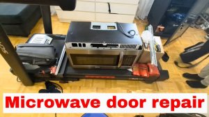 Ремонт микроволновой печи, не закрывается дверь