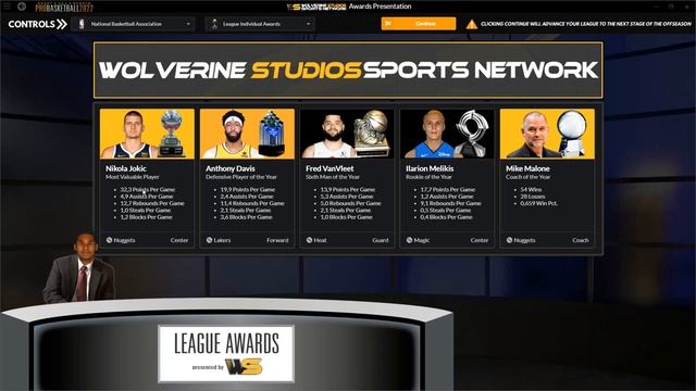 Draft Day Sports: Pro Basketball 2022 № 3. Первый плей-офф? смотреть онлайн
