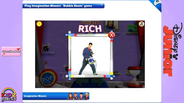 Imagination Movers Warehouse Mouse In The Bubble Room Game Disney Junior (kidz Games)