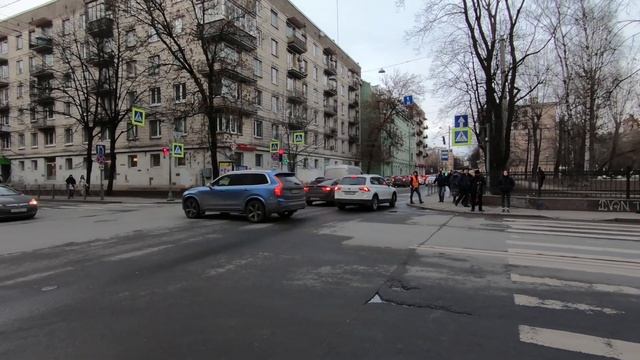 Saint Petersburg - Walking on center of the Petrogradsky district - Russia / Санкт - Петербург смотреть онлайн