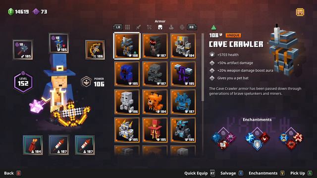 Showcasing 20 UNIQUE ITEMS [Part 2] - Minecraft Dungeons смотреть онлайн