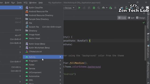 How To Choose Language Java or Kotlin in Android Studio Flamingo Version смотреть онлайн