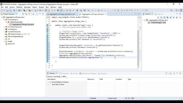 MongoDB Aggregation Simplified Using Java Language | MongoDB JAVA Aggregation Explained 2020 смотреть онлайн