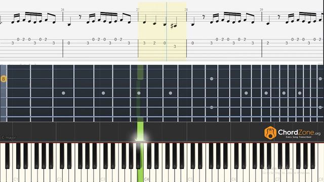 My Obsession | Consoul Trainin | Guitar Tab and Piano Note - Tutorial - Easy Fingerstyle Lesson смотреть онлайн