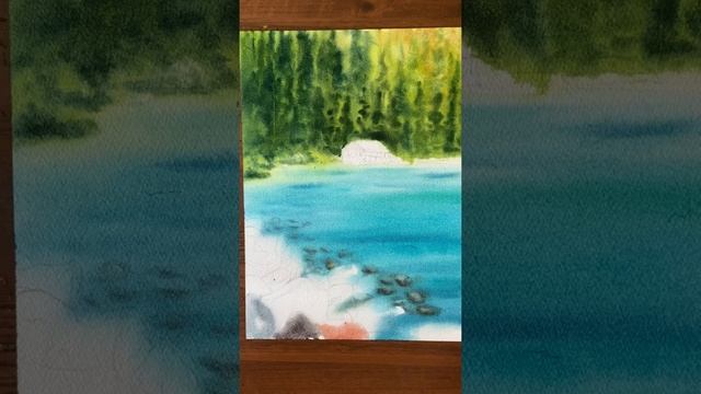 Акварель. Пейзаж акварелью смотреть онлайн