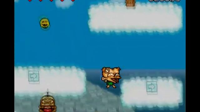 Super Bonk Gameplay (SNES) смотреть онлайн
