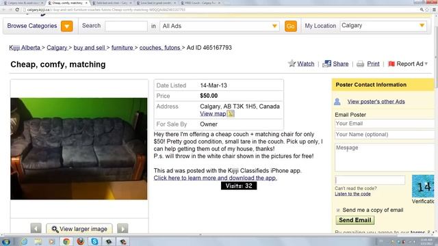 Барахолка. Описание сайта Kijiji