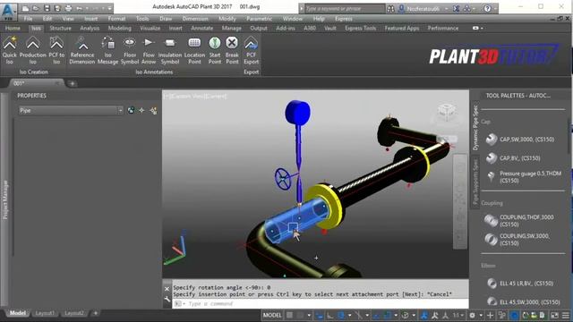 Advance Piping Spec for AutoCAD Plant 3D (Preview) смотреть онлайн