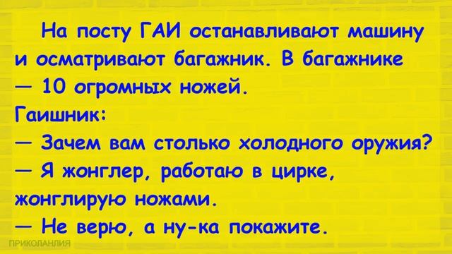 АНЕКДОТ ДНЯ №75 - Смешные, свежие и пошлые анекдоты Ржака до слёз Новые приколы о туристах и женах смотреть онлайн