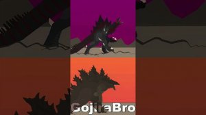 Hakaishin Godzilla VS Hakaishin titans
