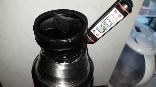 Проверка термоса Thermos SK2020 2 L на изотермические свойства спустя 25 часов смотреть онлайн