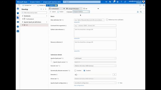 Synapse Espresso: Notebooks vs Apache Spark Jobs Definitions: which one should I use in Spark Pools смотреть онлайн