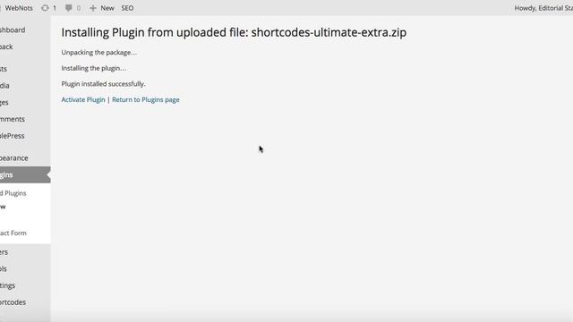 Uploading Plugin ZIP File in WordPress смотреть онлайн