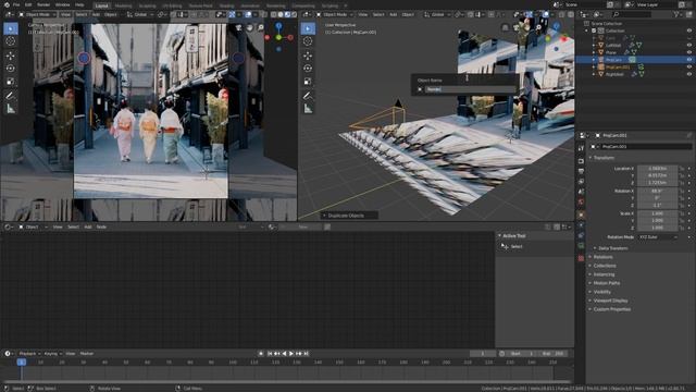 Add 3D Effects to Your Photos with Camera Projection Mapping in Blender 2.8 смотреть онлайн