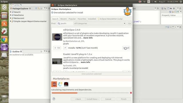 javafx installation process in eclipse || installation guide of Javafx plugin смотреть онлайн