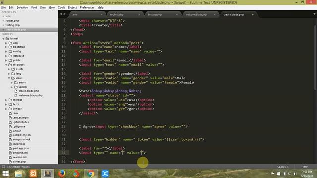 How to get form values and insert into Database using Model step by step смотреть онлайн