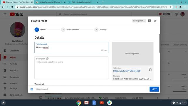 How to put your nimbus screenshot on youtube смотреть онлайн