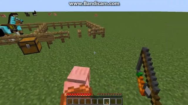 Minecraft: Как приручить свинью? смотреть онлайн
