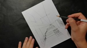 Рисуем итальянскую улицу. Линейная перспектива (построение)