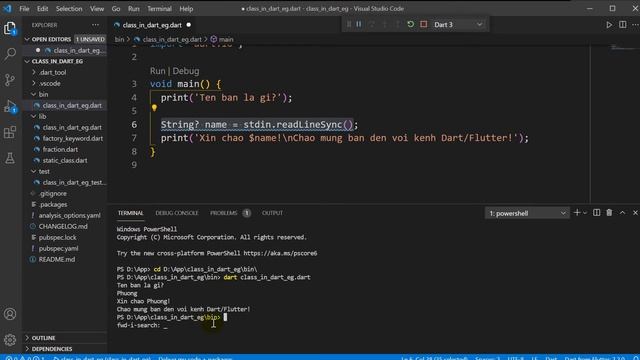 6.4 How do I read console input stdin in Dart? смотреть онлайн