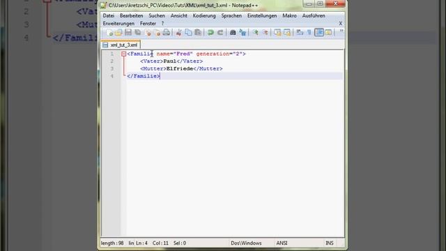 XML-Technologien (4) - XML Syntax (Attribute) смотреть онлайн