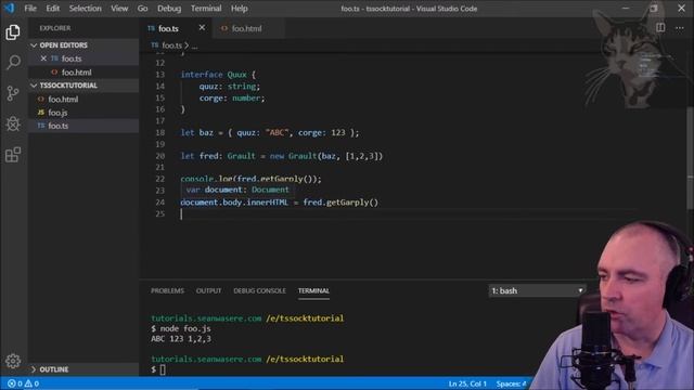 SocketIO TypeScript : Run it in the Browser смотреть онлайн