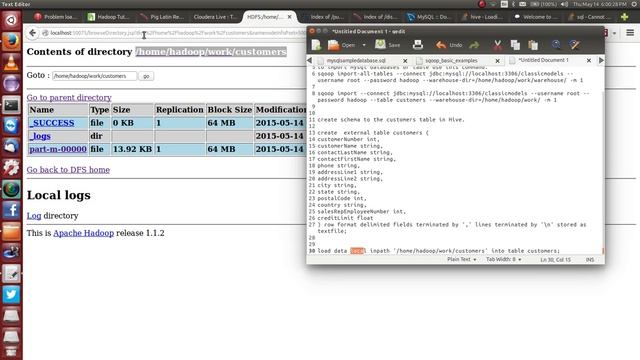 How to analyze data in Hive? How to get data from SQOOP to HDFS? смотреть онлайн