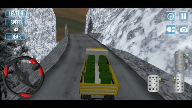 Mountain Truck Snow Fall Driving Game - Truck Racing Game | Truck Goods Transport | Games to play смотреть онлайн