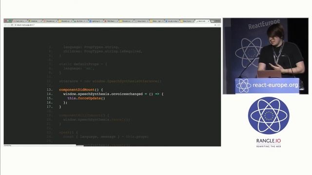 return null; - Joshua Comeau aka @JoshWComeau at @ReactEurope 2017 смотреть онлайн
