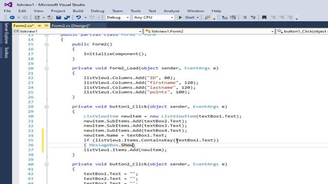 C# tutorial | Prevent insert duplicate value into listview in C sharp смотреть онлайн