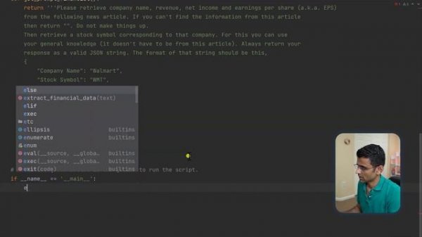 OpenAI Api Crash Course For Beginners | Financial Data Extraction Tool Using OpenAI API