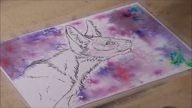 Zig clean color real brush pen review drawing a fantasy feline смотреть онлайн
