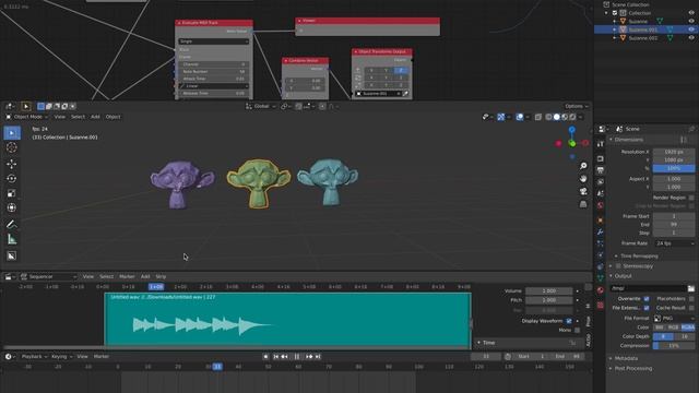 LIVENODING Basic Example Of Animation Nodes MIDI Nodes смотреть онлайн