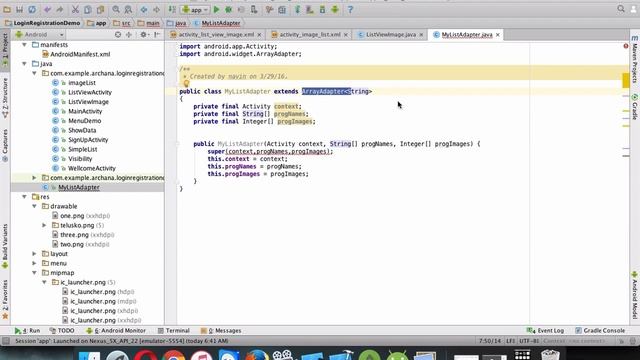 Custom ListView-ListView with Image and Text in Android | Android Tutorial for Beginners смотреть онлайн