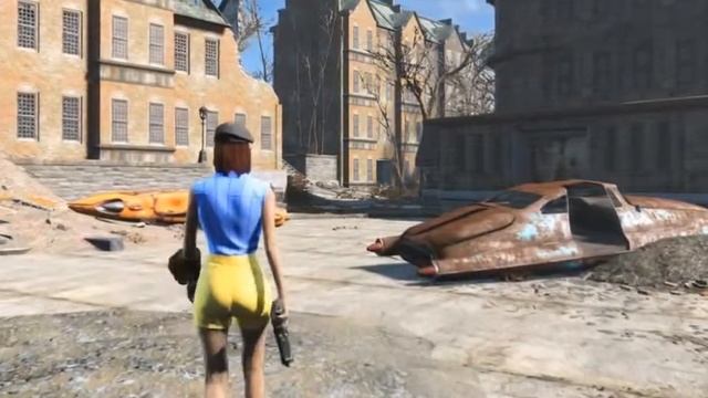Fallout 4 Замена анимации женской ходьбы. смотреть онлайн
