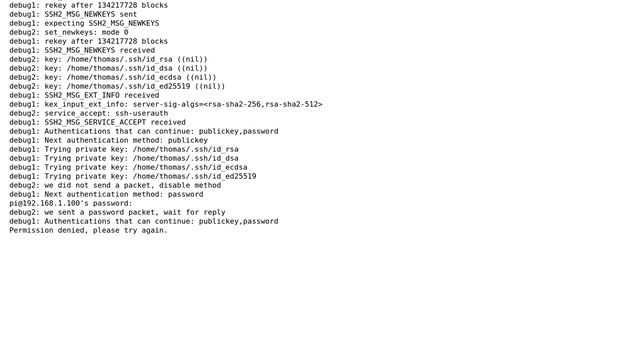 Raspberry Pi: ssh: Permission denied, please try again смотреть онлайн