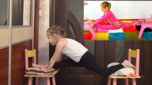 Челлендж Повтори за Мисс Николь Часть 2//  3 года Гимнастика