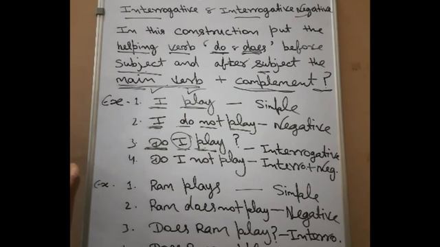 Tense in english grammar//present indefinite tense//Interrogative part with examples #englishgramma смотреть онлайн