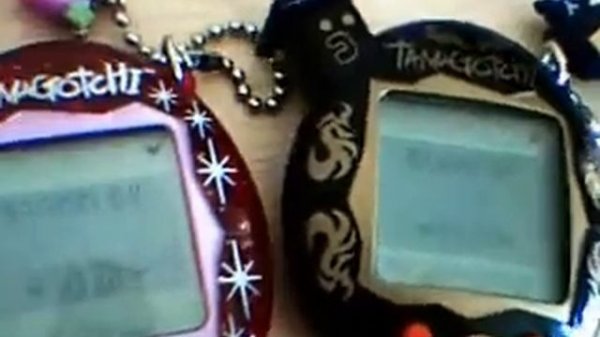 Two Tamagotchi Connexion V5 - Connecting