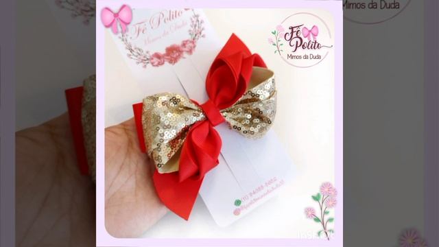LAÇO MARI ❤️ (PAP DISPONÍVEL NO CANAL) DIY - RIBBON BOW HAIR #diy #hairclips #handmade #laços #moda смотреть онлайн