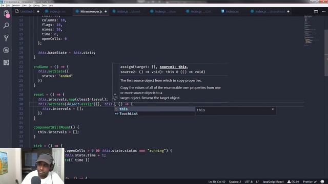 Making Simple Minesweeper in React! смотреть онлайн