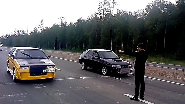 Драг 2112 1600 Турбо vs 2108 1600 Атмо (дросселя) смотреть онлайн