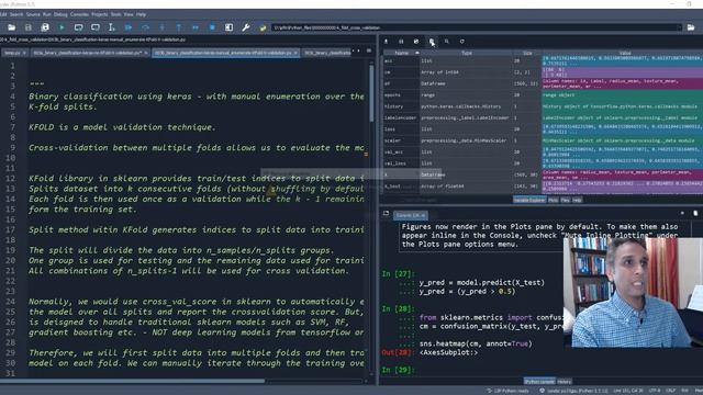 301 - Evaluating keras model using KFold cross validation смотреть онлайн