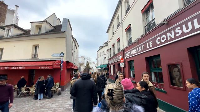 Montmartre and Sacré-Cœur Basilica Walking Tour Paris 2023 (18th Arrondissement) [4K HDR] 🇫🇷 смотреть онлайн